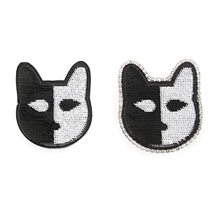 wholesale applique designer badges patches cloth stickers Sew on for clothing accessories decoration 3D patch sequin patch
