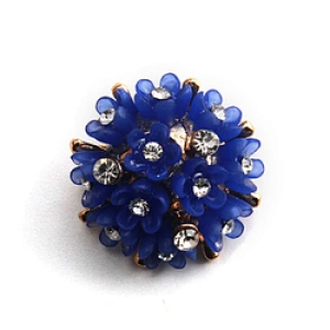 Fashionable rhinestone garment accessories buttons Copper buttons coat garment buttons