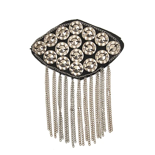 wholesale  designer badges patches cloth stickers Sew on for clothing accessories decoration 3D patch rhinestone Metal patch