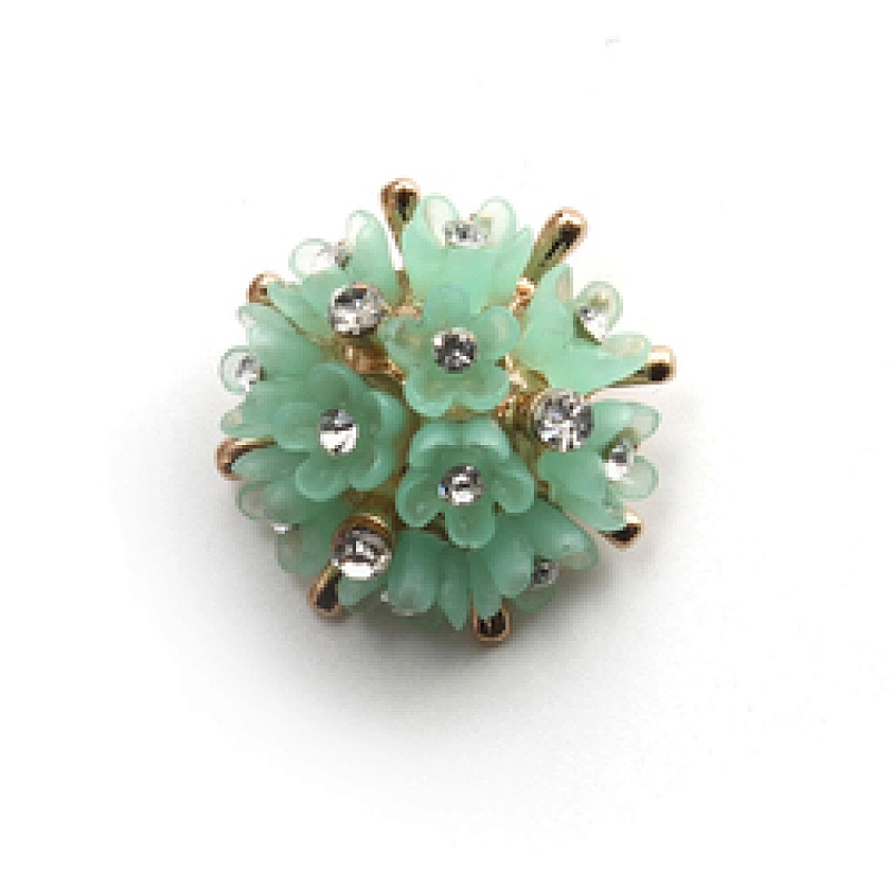Fashionable rhinestone garment accessories buttons Copper buttons coat garment buttons