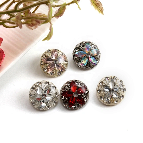 European and American style clothing rhinestone buttons, clothing accessories wholesale buttons, crystal buttons