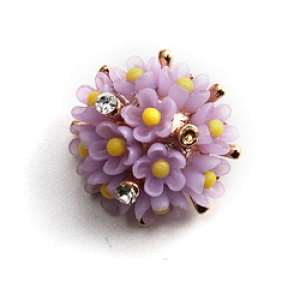 Fashionable rhinestone garment accessories buttons Copper buttons coat garment buttons