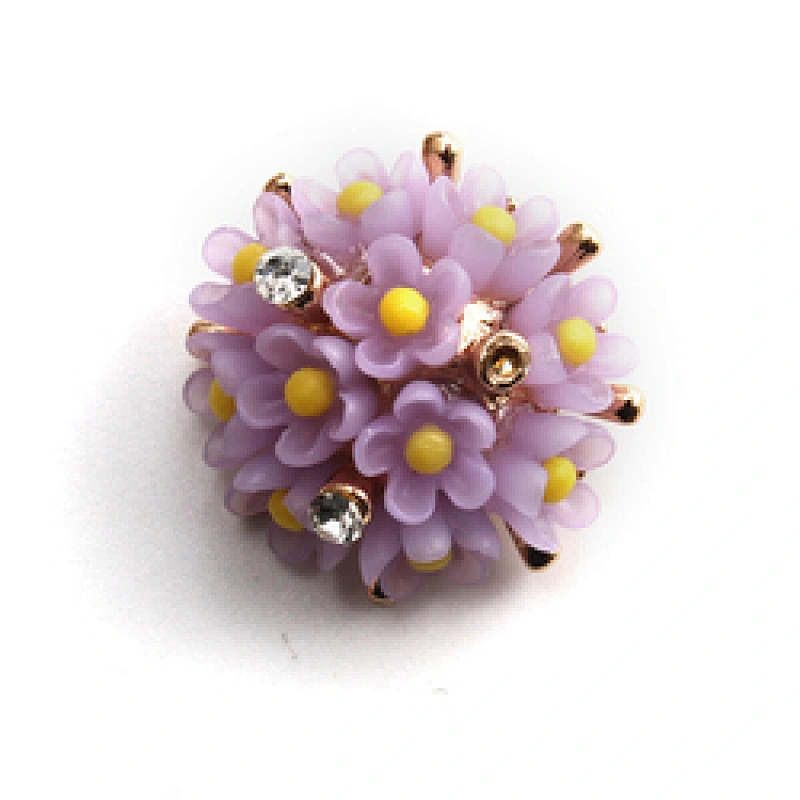 Fashionable rhinestone garment accessories buttons Copper buttons coat garment buttons