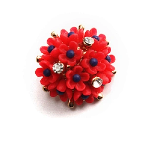 Fashionable rhinestone garment accessories buttons Copper buttons coat garment buttons