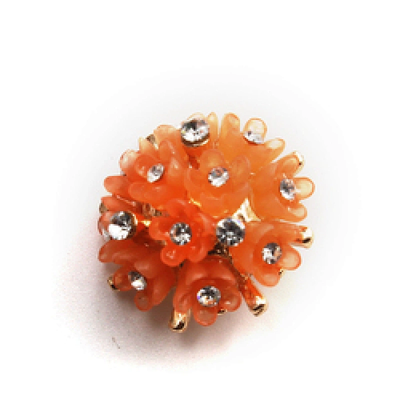 Fashionable rhinestone garment accessories buttons Copper buttons coat garment buttons