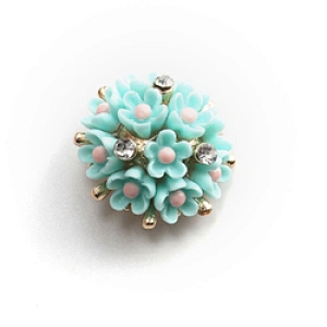 Fashionable rhinestone garment accessories buttons Copper buttons coat garment buttons