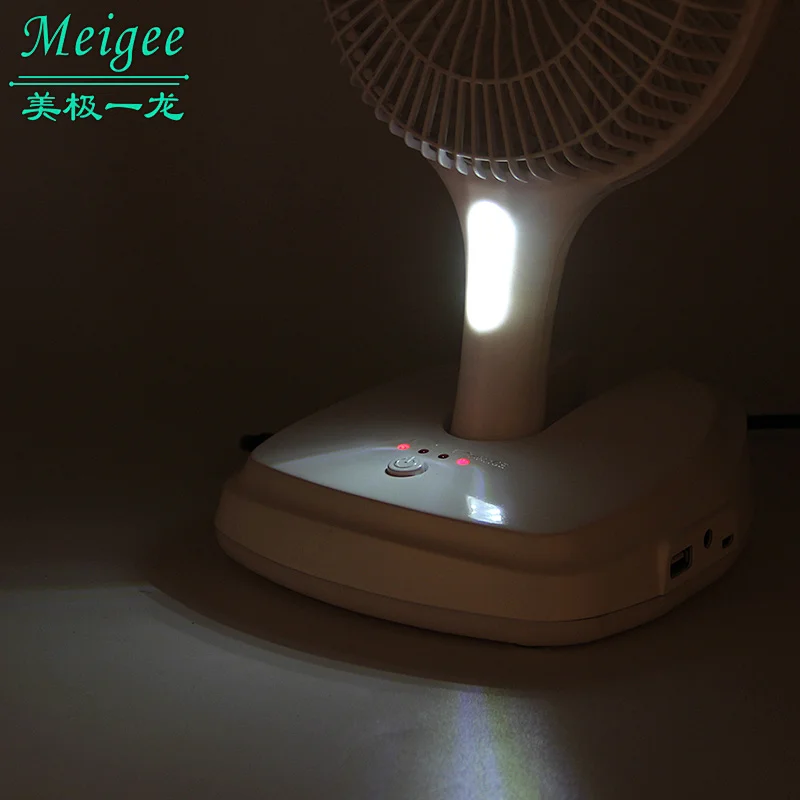 6inches portable folding rechargeable mini table hand fan, AC/DC lithium battery energy saving