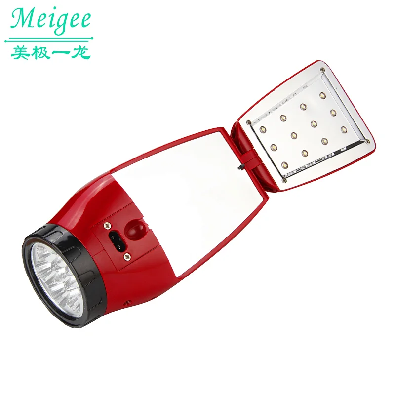 Rechargeable emergency camping outdoor climbing lamp waterproof solar convertible lamp led flashlight