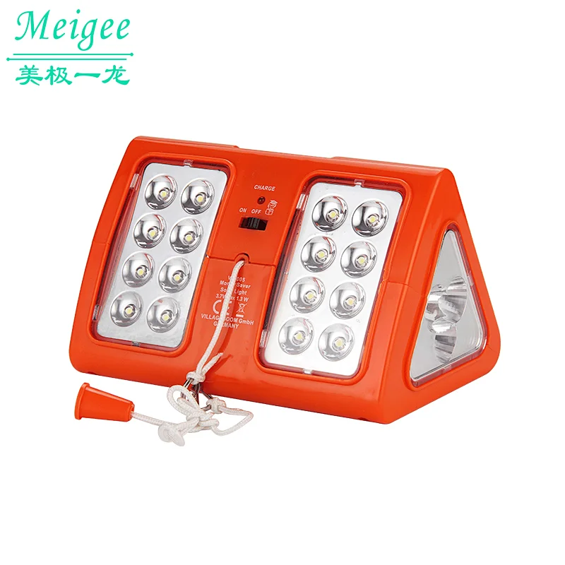 Solar charging camp emergency lights, light bank smartphones or mobile devices for emergency power