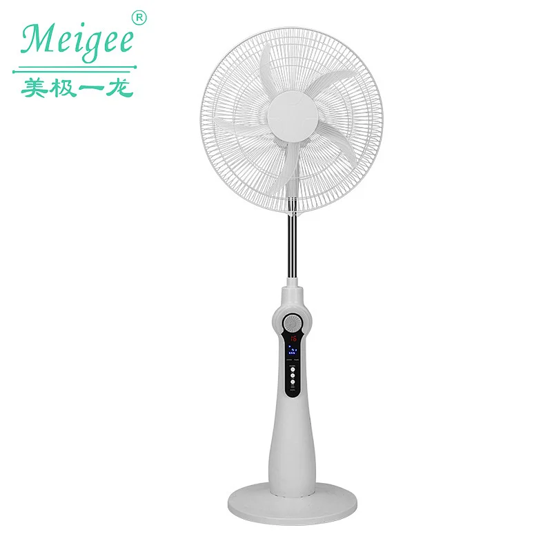 Rechargeable AC/DC stand fan 16 inch