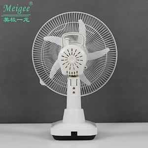 12 inch rechargeable AC/DC  LED table fan