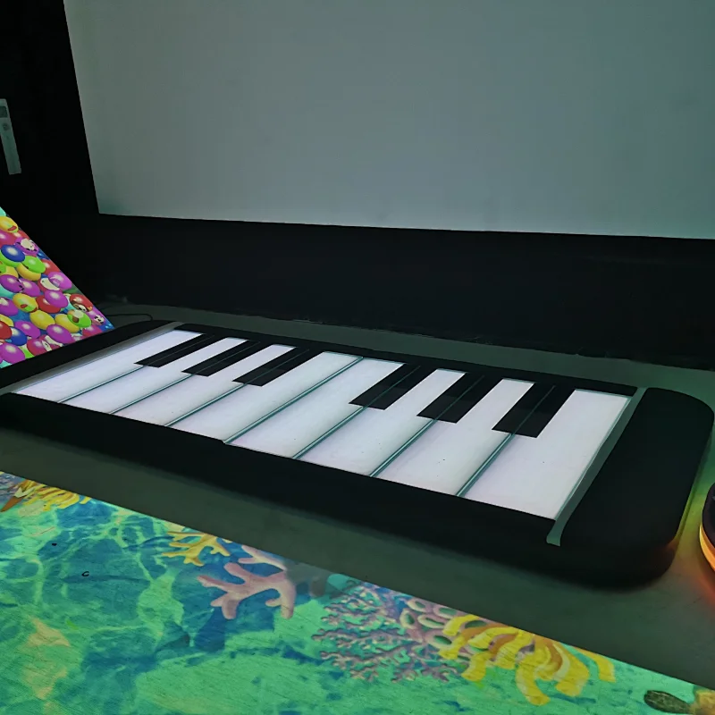 led floor piano system