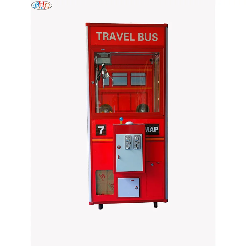 little train with 4 pcs high quality claw crane machine classical style video games coin operated vending game machine