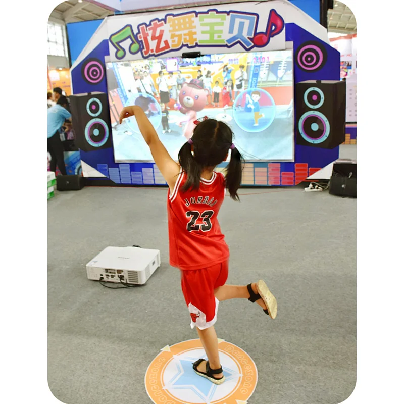 interactive projection dancing games