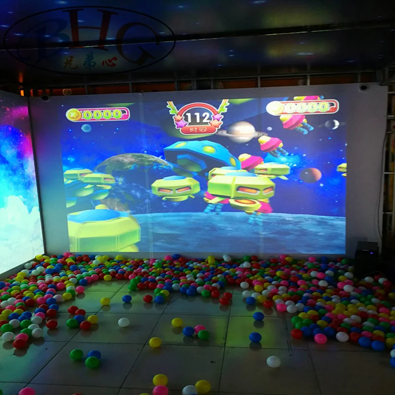 interactive projection for advertising