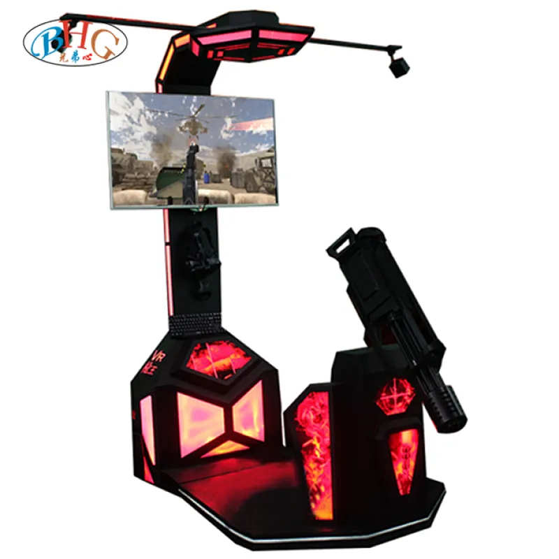 htc vive gatling gun shooting simulator