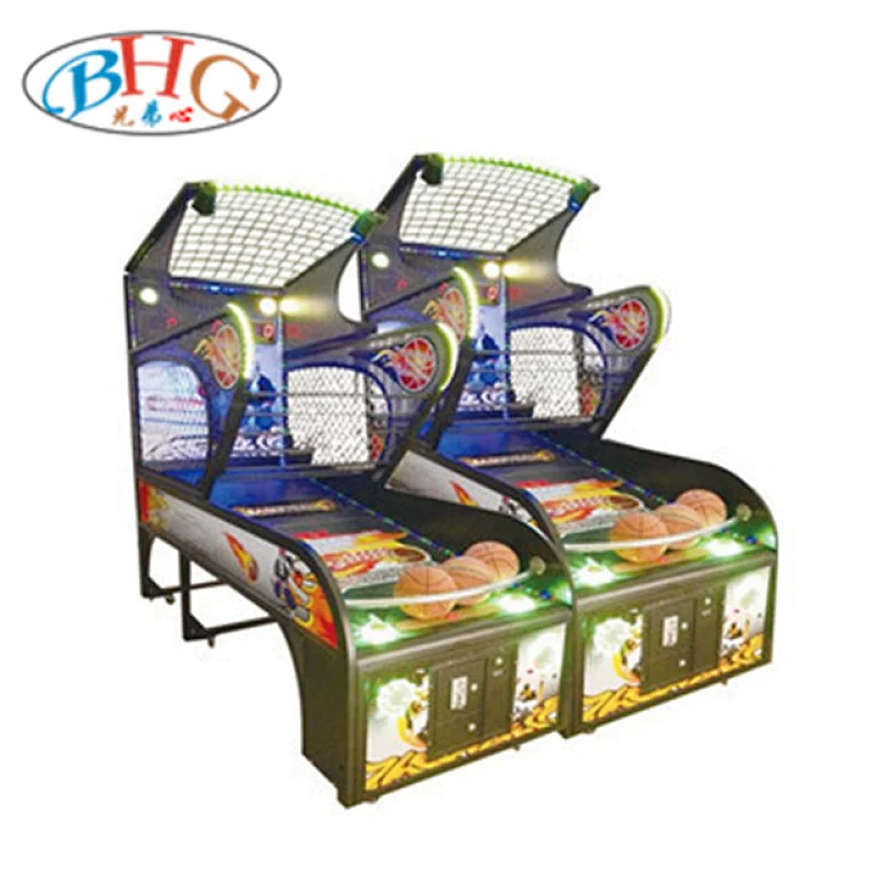coin operated street basketball shooting game