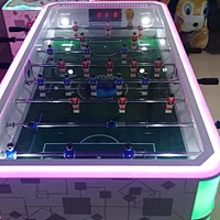 2021 newest automatic football table coin pusher machine for kids arcade games