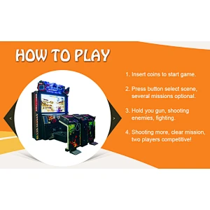 coin operated laser shooting arcade machines