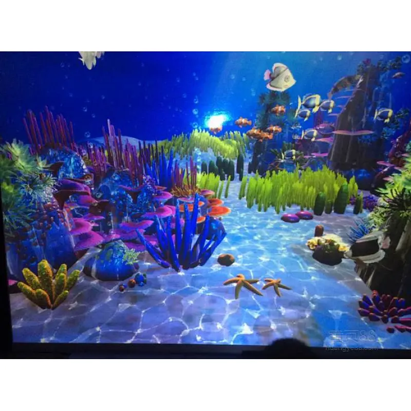 interactive floor projection painting games