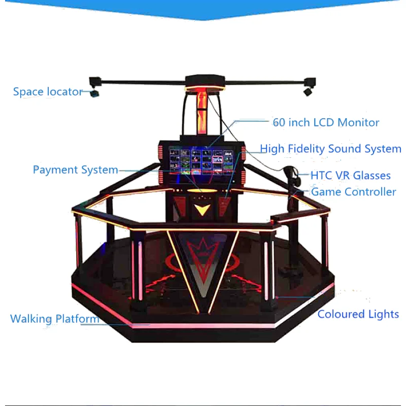 shooting game walking space platform