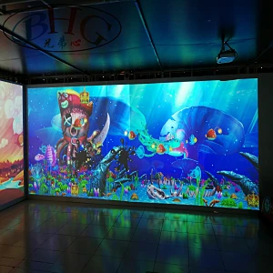 interactive floor projection painting games