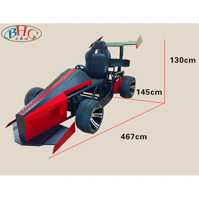 virtual reality racing driving simulator