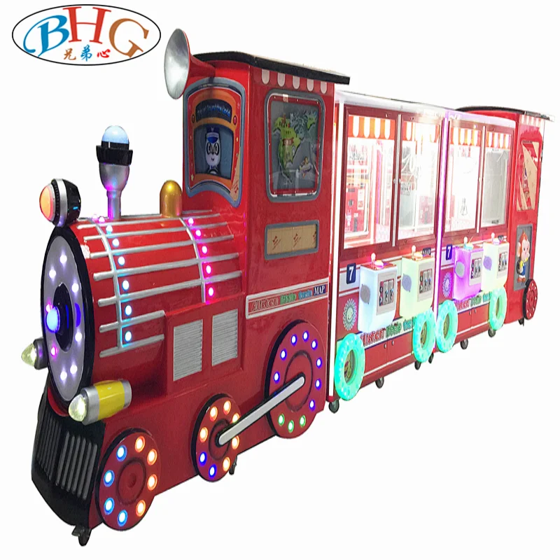 little train claw crane machine