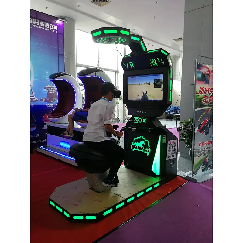 VR horse riding simulator HTC vive glasses