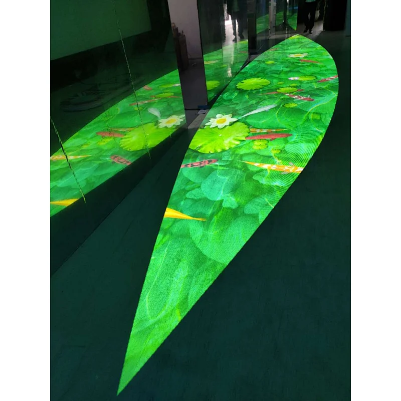 led floor piano system
