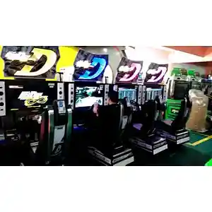coin operated car racing simulator