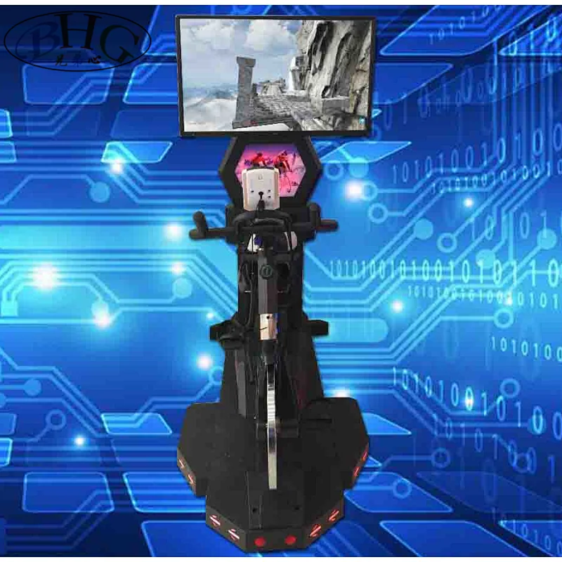 virtual reality bicycle machine
