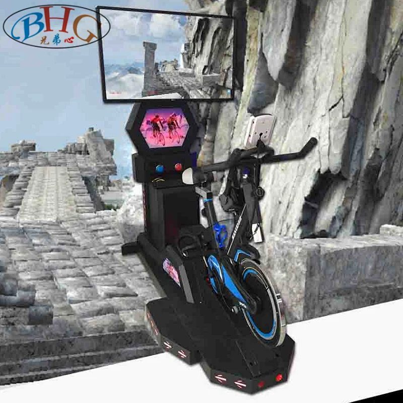 virtual reality bicycle machine