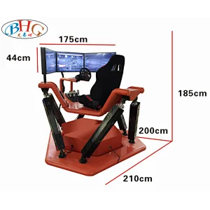 3 screens driving simulator