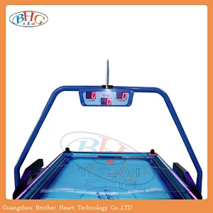 coin operated air hockey table game