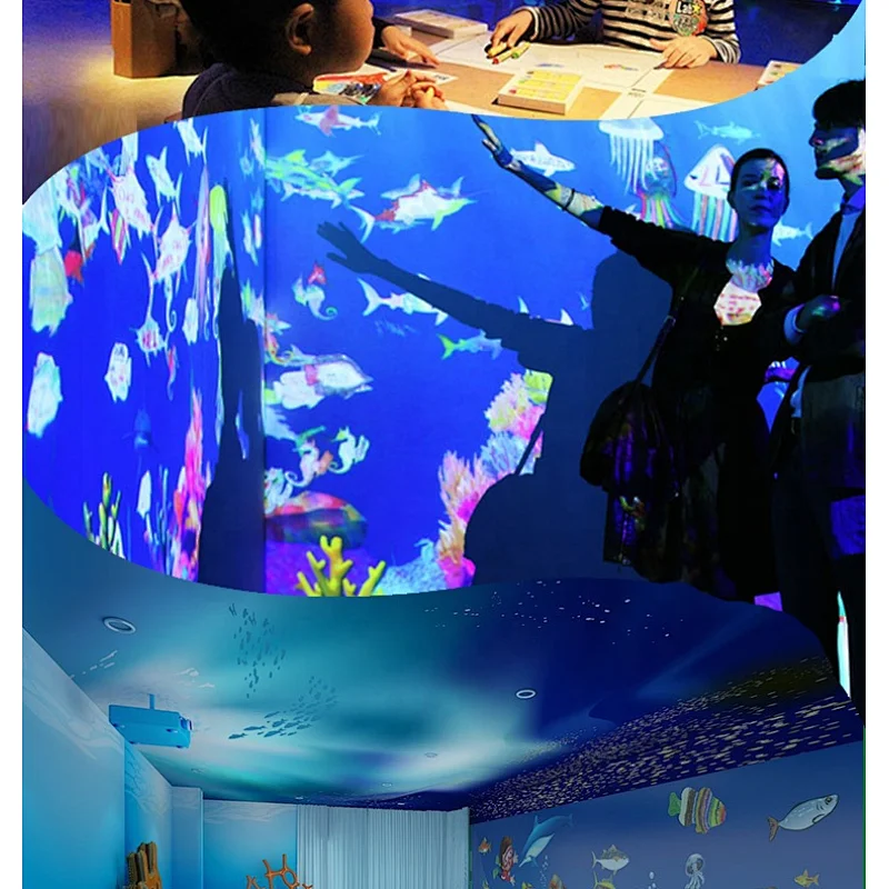 Aquarium Interactive Projection Drawing Games