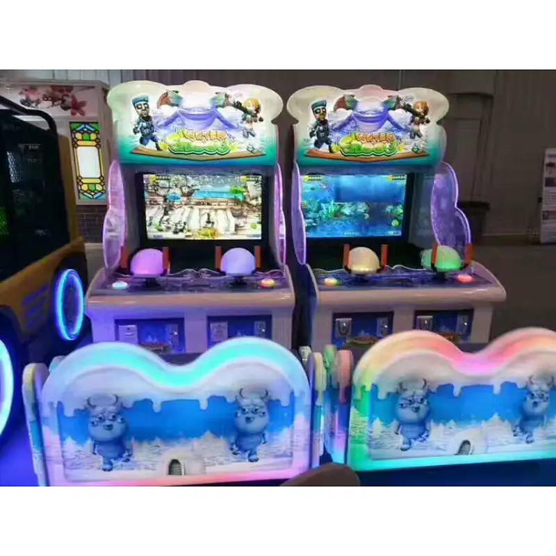 crazy water shooting arcade game machine