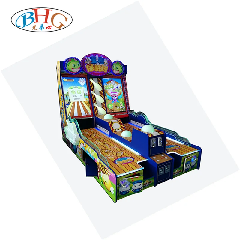 indoor double fight adventure arcade bowling games cricket bowling machines for sale