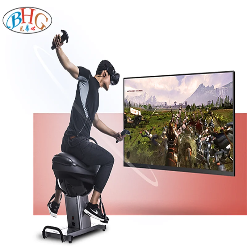 9d虚拟现实游乐园vr设备视频游戏互动骑马模拟器