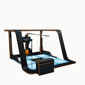 walking space platform for theme park