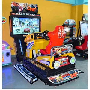游乐场赛车游戏机