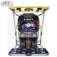 55" king of dancer version 2 coin pusher arcade games music dancing machine for amusement park