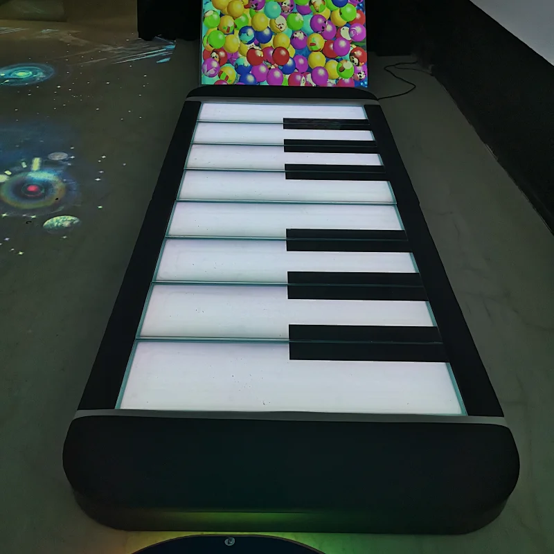 led floor piano system