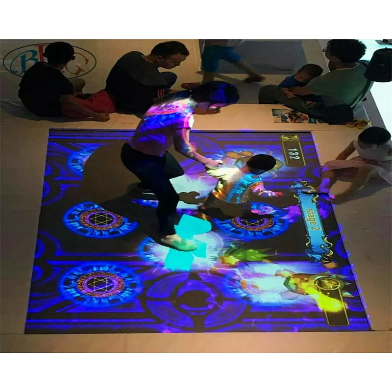 2020最新AR创新游戏室内游乐园设备儿童互动地板游戏
