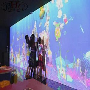 interactive floor projection painting games