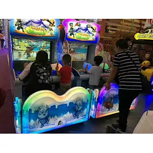crazy water shooting arcade game machine