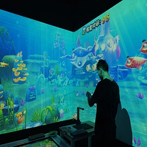 2020年最新触摸屏互动投影游戏儿童室内游乐场互动绘图设备