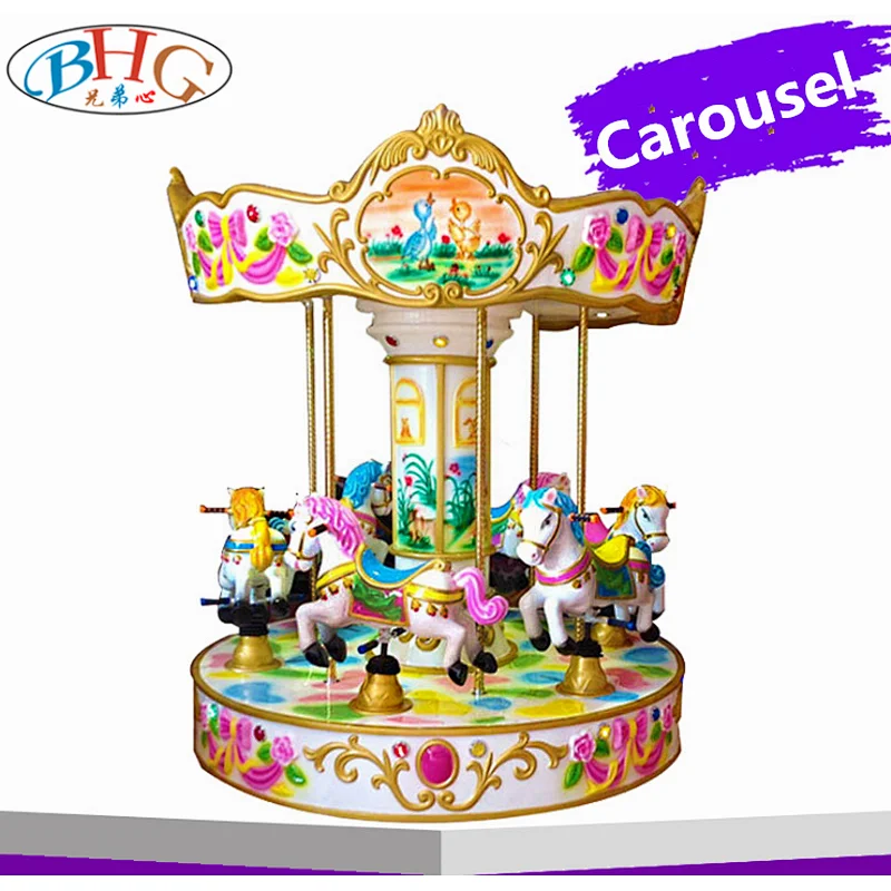 rides go round mini carousel