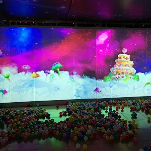 interactive projection for advertising