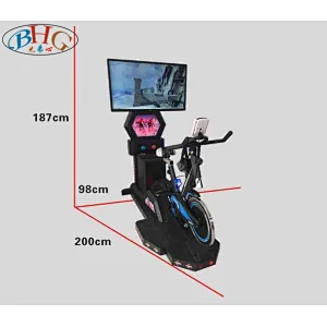 virtual reality bicycle machine
